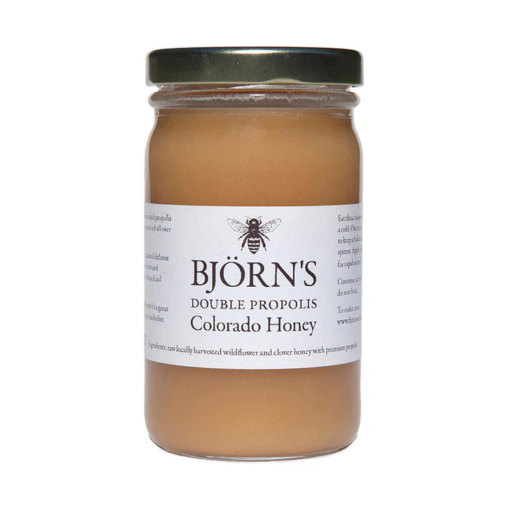 Bjorn's Colorado Double Propolis Honey (whipped) - 10.5 oz jar