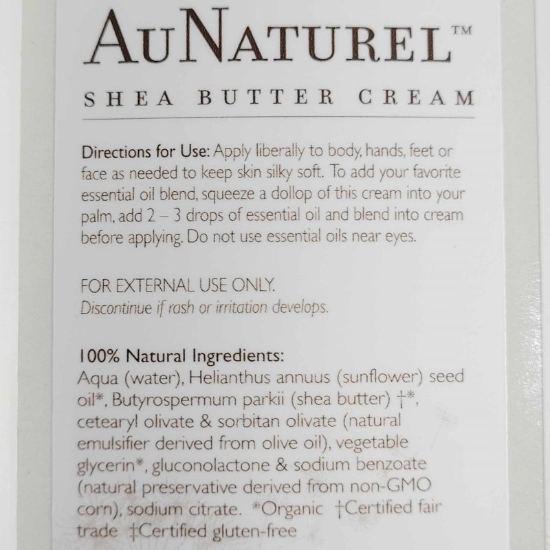 AuNaturel™ Body Cream