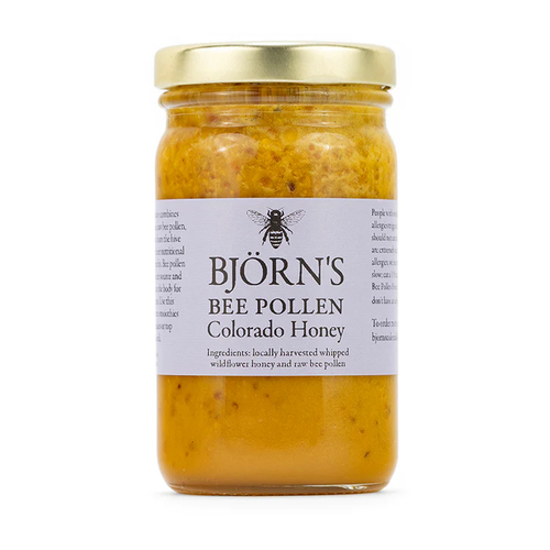 Bjorn's Colorado Bee Pollen Honey (whipped) - 10.5 oz jar