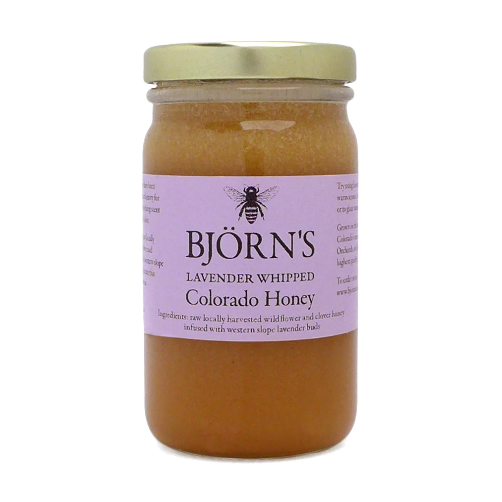 Bjorn's Colorado Lavender Whipped Honey - 10.5 oz jar